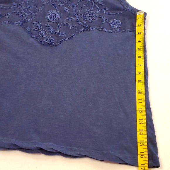 Blue Lucky Brand Sleevless Top - Picture 4 of 5